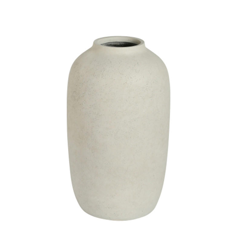 KERAMIKVASE rund weiß Innen & Außen, 30×51 cm - Weiß, Keramik (51cm) - Biohort