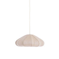 HÄNGELAMPE Cesano Weiß 50/50/20 cm - Weiß, Textil (50/50/20cm) - Light & Living