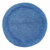 BADEMATTE 80 cm rund, 100% Baumwolle, wendbar - Blau, Textil (80/80cm) - Homescapes