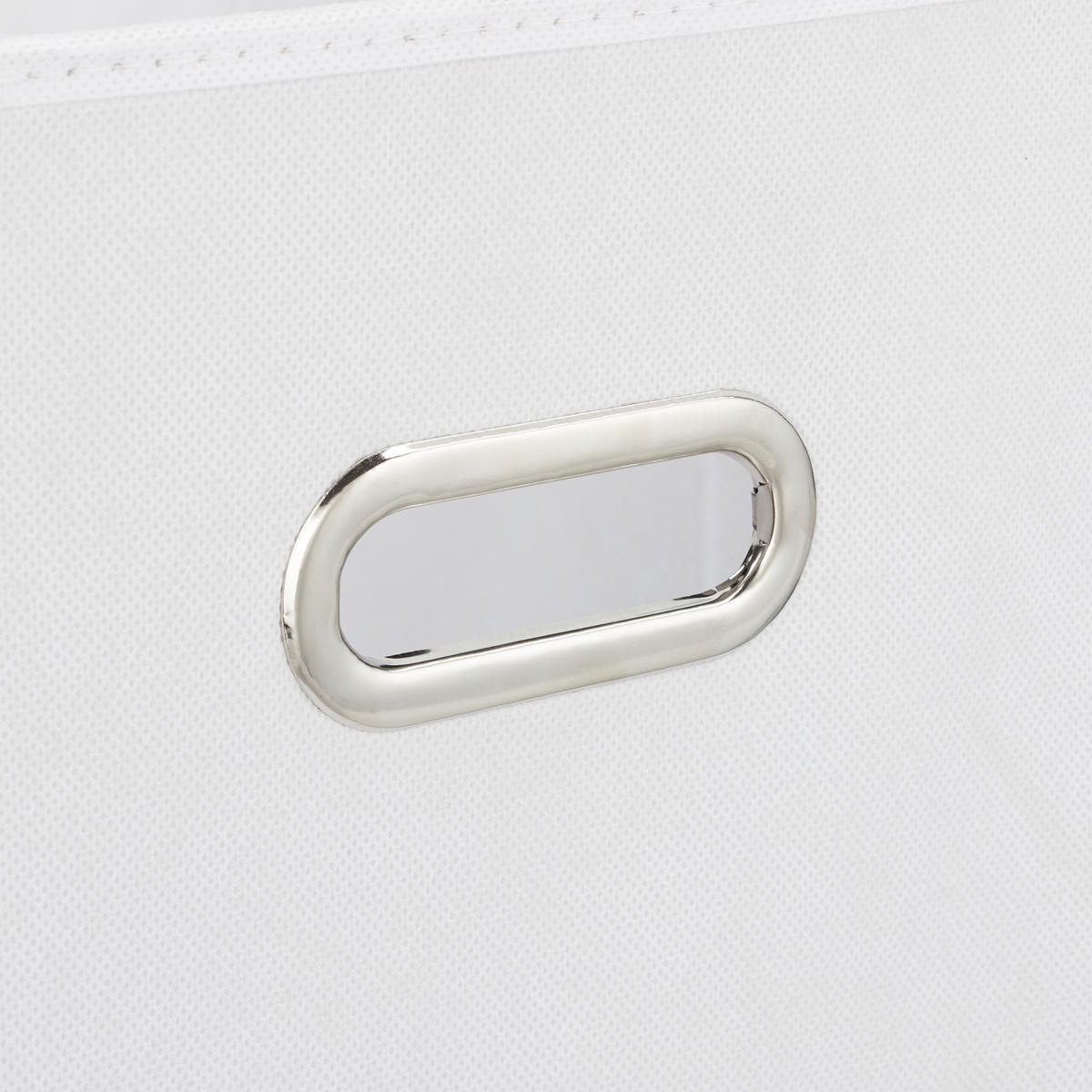 4XAUFBEWAHRUNGSBOX - Weiß, Wellpappe/Textil (30/30/30cm) - Relaxdays