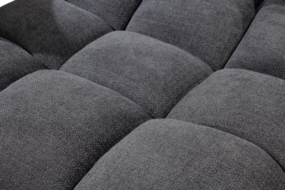DREHSESSEL Neapel, Webstoff, Dunkelgrau - Dunkelgrau, Textil (93/87/75cm) - dasmöbelwerk
