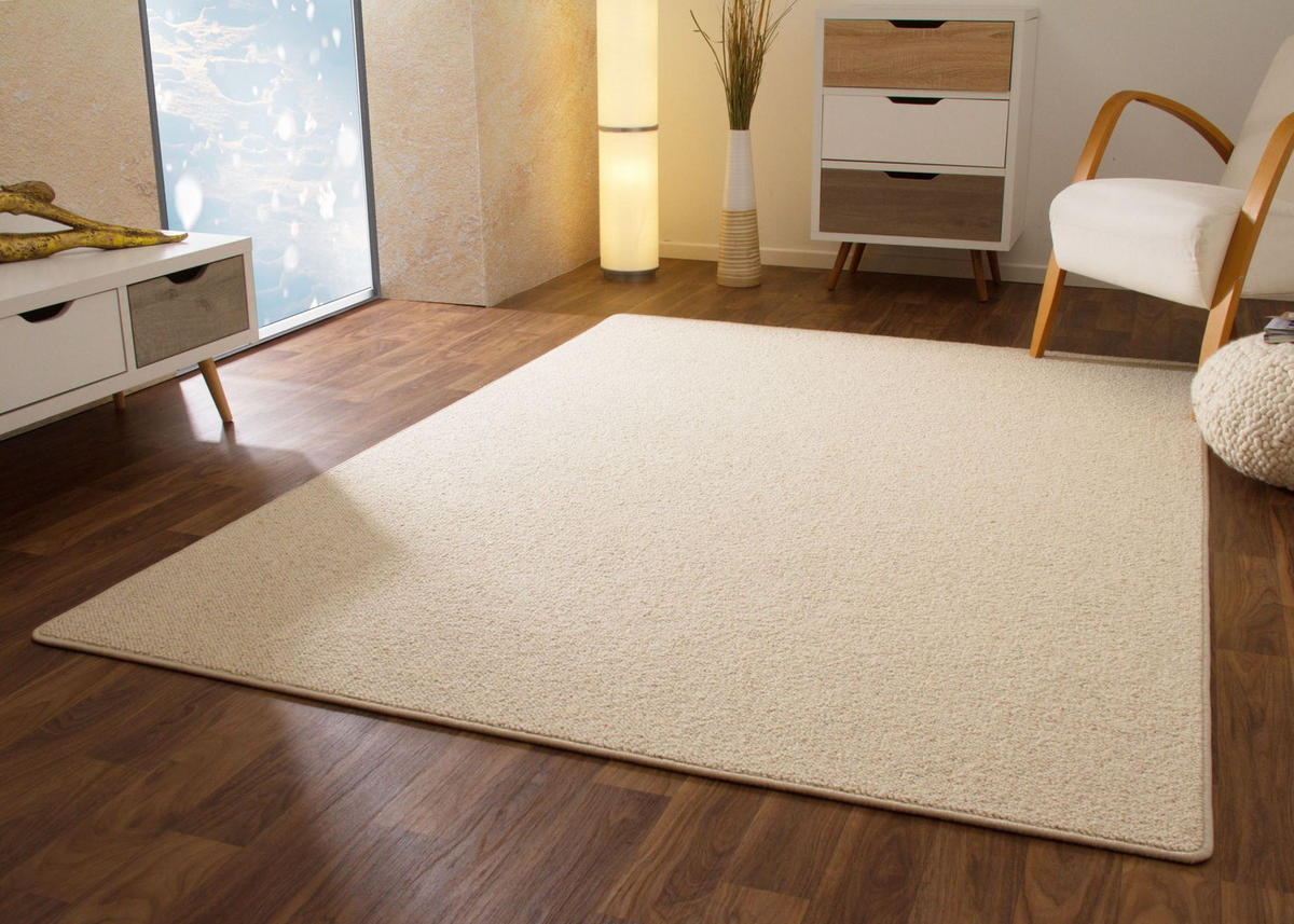 WOLLTEPPICH 120/180 cm Sydney - Creme, Naturmaterialien (120/180cm) - Steffensmeier