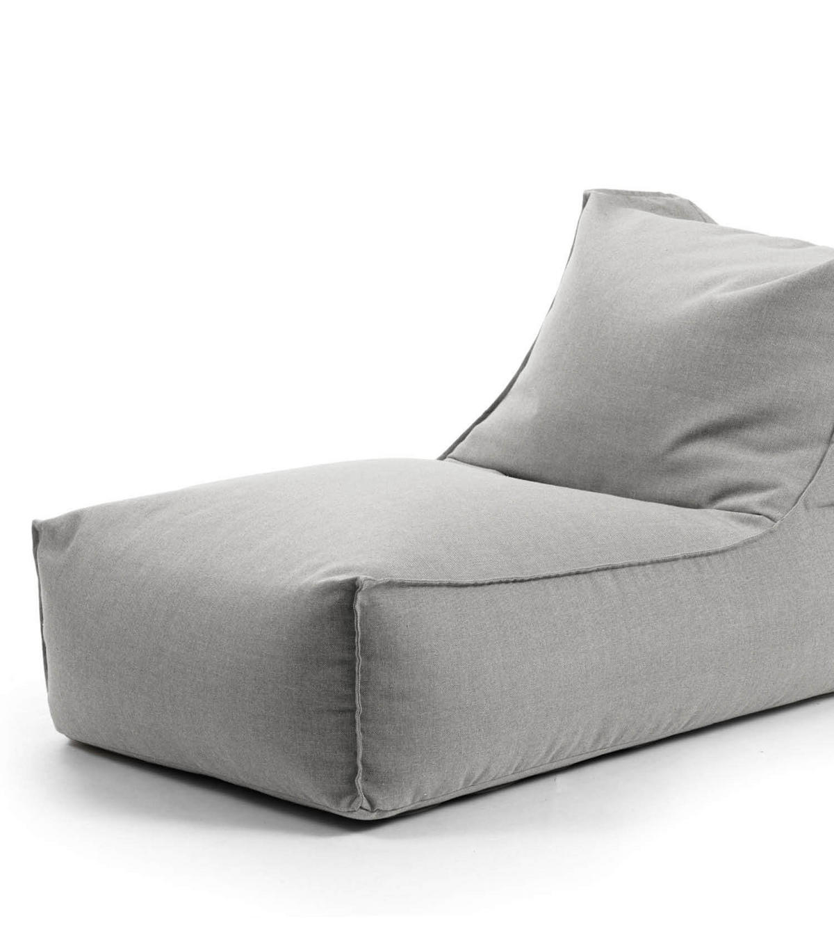 SITZSACK und Hülle Der Sundowner - Hellgrau/Grau, Textil (65/65/100cm) - Mokebo