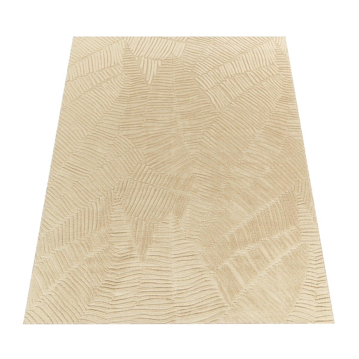 KURZFLORTEPPICH 120/160 cm Lelystad 525 - Beige, Textil (120/160cm) - Paco Home