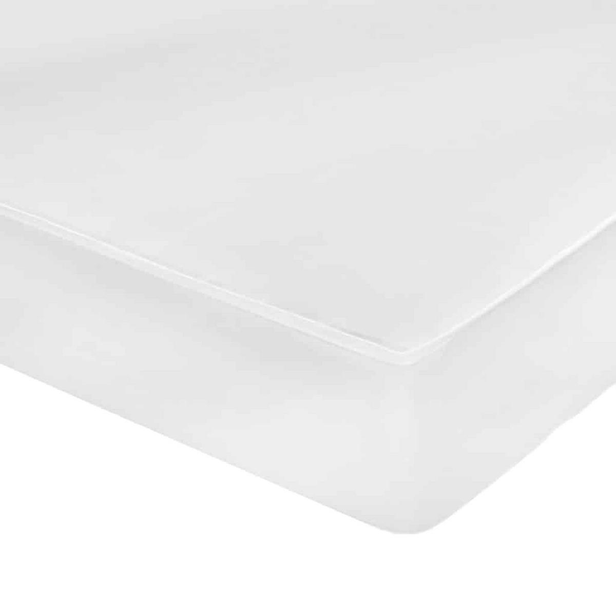 MATRATZE 140 X 200 CM 7 ZONEN PU SCHAUM 10 CM H2 H3 - Weiß, Kunststoff (140/200cm) - vidaXL