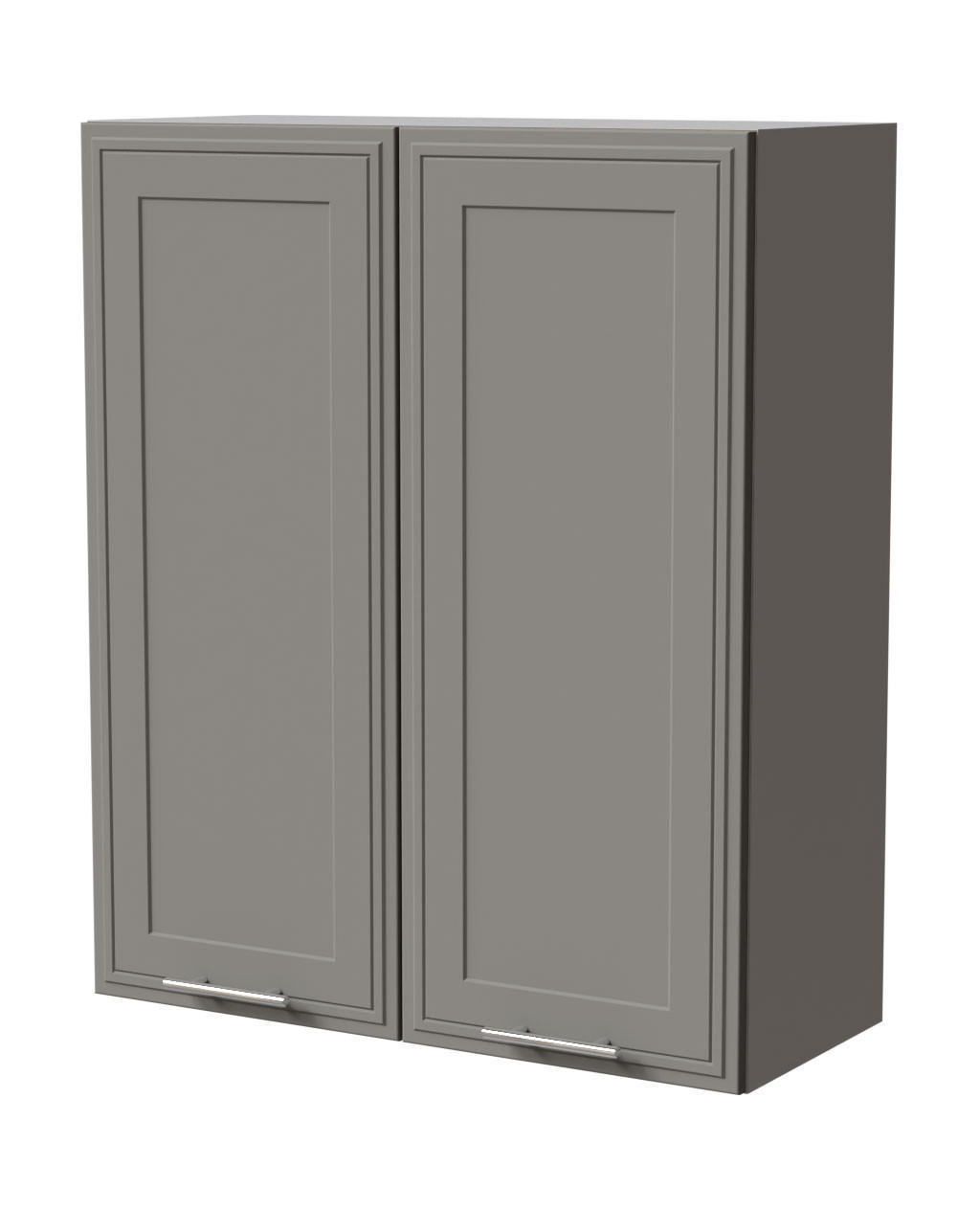 HÄNGESCHRANK Salo W4/80 Grau / Dust Grey Matt 80 / 32,5 / 96cm - Grau, Holz/Holzwerkstoff (80/96/32.5cm) - Feldmann-Wohnen