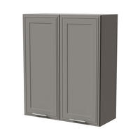 HÄNGESCHRANK Salo W4/80 Grau / Dust Grey Matt 80 / 32,5 / 96cm - Grau, Holz/Holzwerkstoff (80/96/32.5cm) - Feldmann-Wohnen