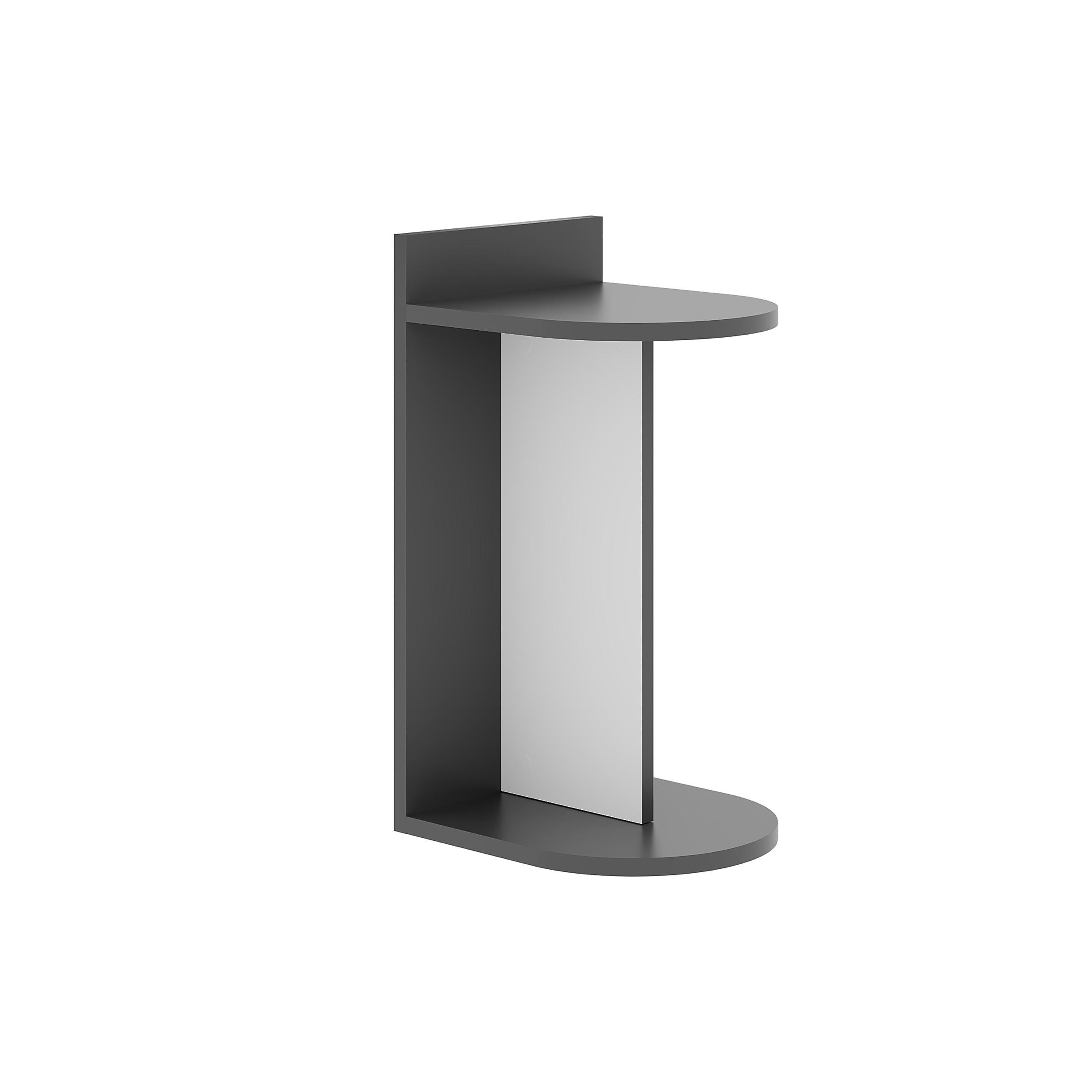Decortie Beistelltisch Anthrazit 30x60x34 cm
