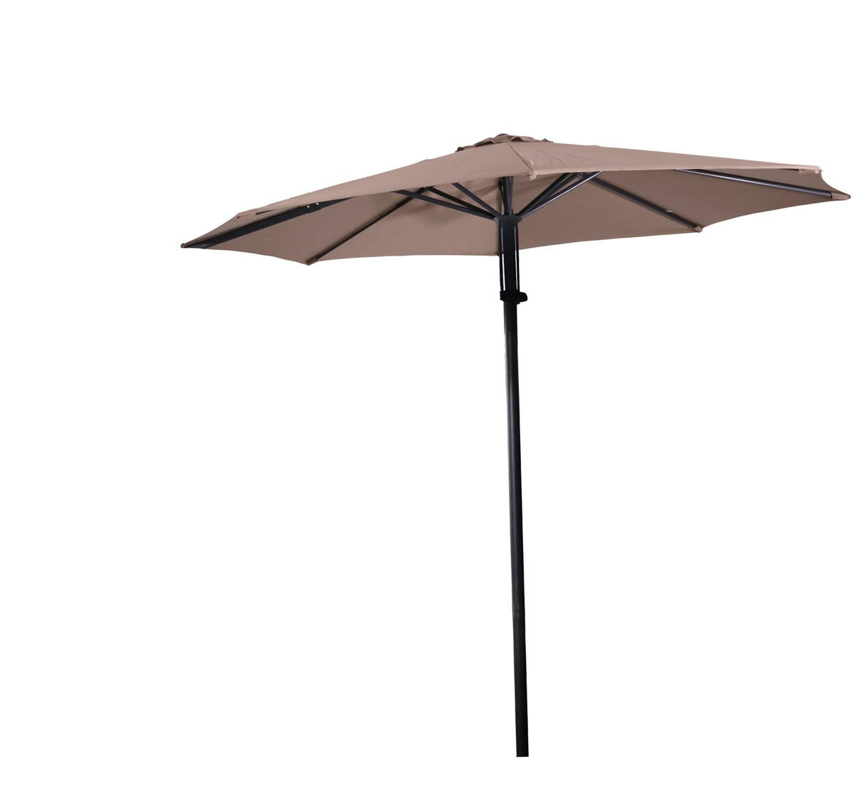 SONNENSCHIRM ZUM AUFKLAPPEN Libra - Taupe - 300/300/ cm - Taupe, Textil (300/300cm) - Lesli Living