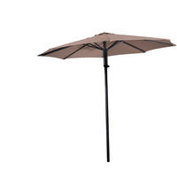 SONNENSCHIRM ZUM AUFKLAPPEN Libra - Taupe - 300/300/ cm - Taupe, Textil (300/300cm) - Lesli Living