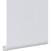 TAPETE Karomuster 50 x 900 cm - Blau, Papier (50/900cm) - ESTAhome