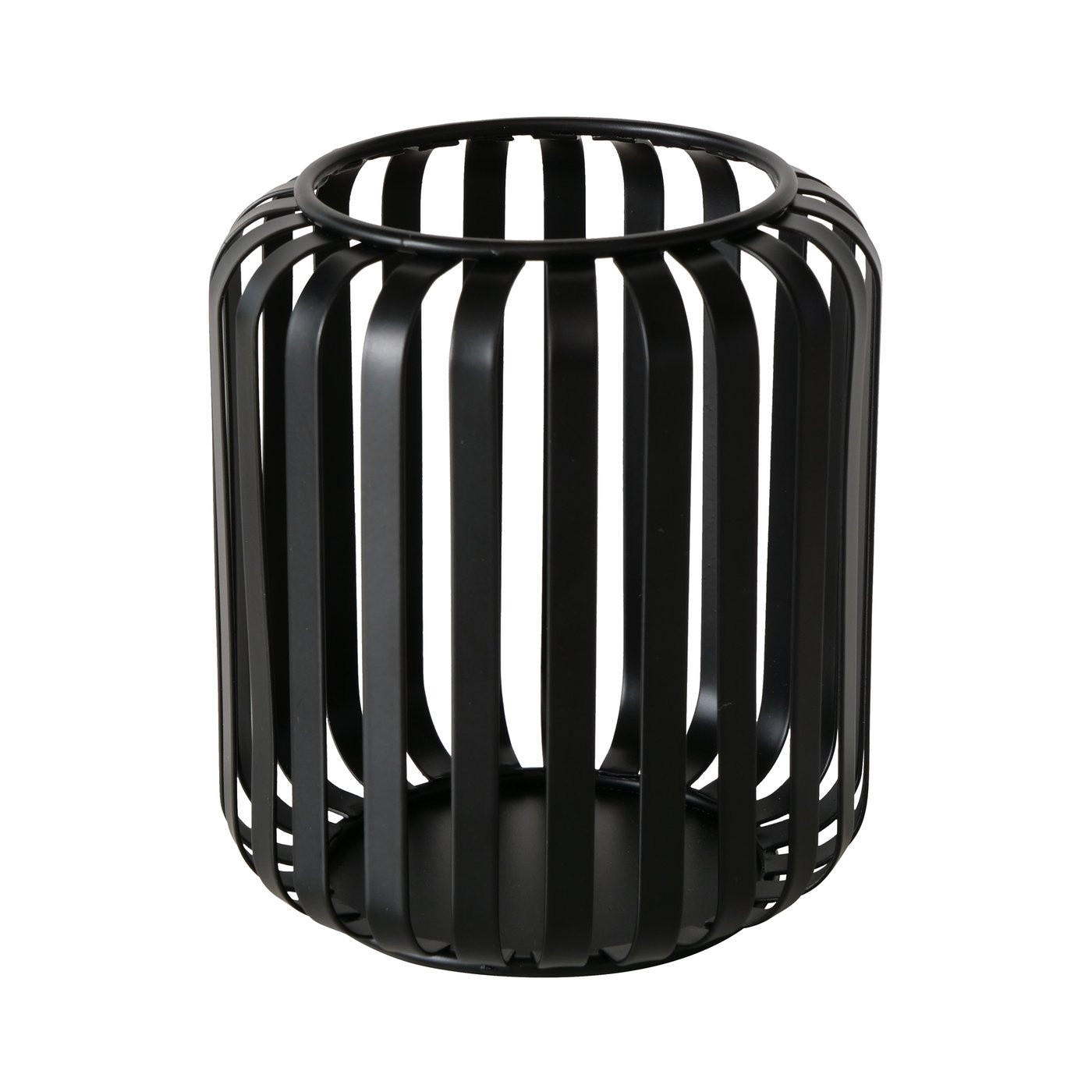 METALLLATERNE Viki 10/10/12 cm - Schwarz, Metall (10/12/10cm) - Boltze Home