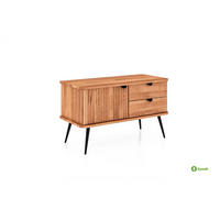 KOMMODE niedrig LINA - Kernbuche, Holz (97/57/46cm) - byoak
