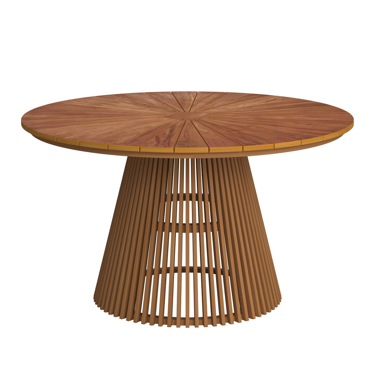 GARTENTISCH Santorin Naturfarben Teakholz - Naturfarben, Holz (140/140/76cm) - Mömax
