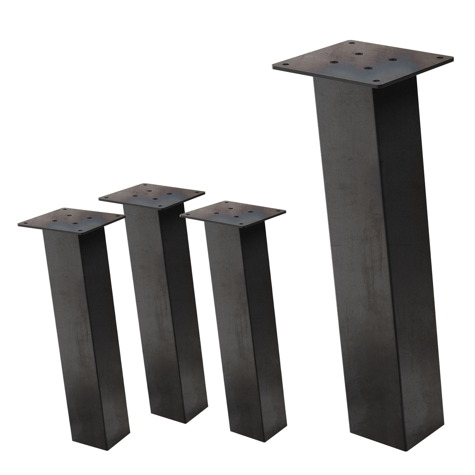 ML-DESIGN STOLOVÉ NOHY, sada 4 ks, design I-96GRAD, výška 42 cm, průmyslový styl, 8 x 8 cm