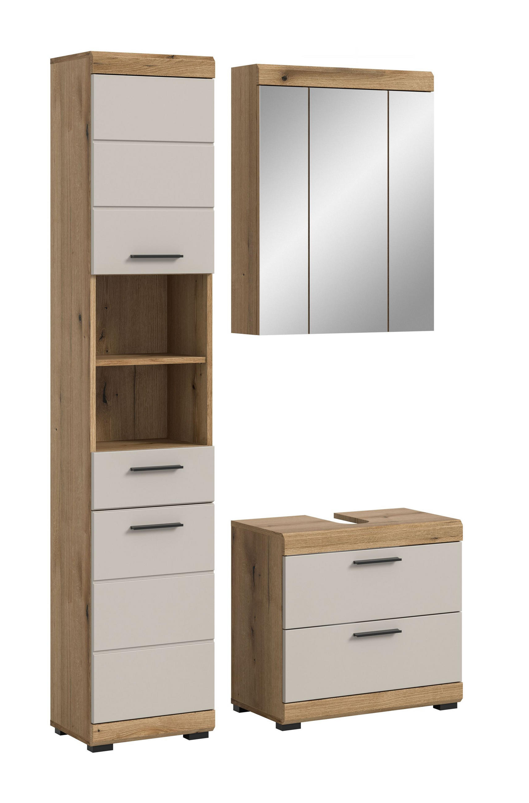 Homes & Jones Badezimmer Eiche 112x191x34 cm
