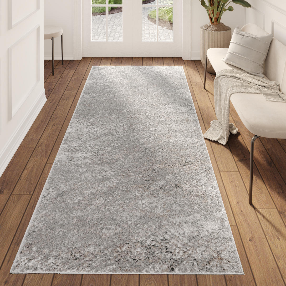 TEPPICHLÄUFER VALLEY creme vintage 120/300 cm - Creme, Textil (120/300cm) - Tapiso