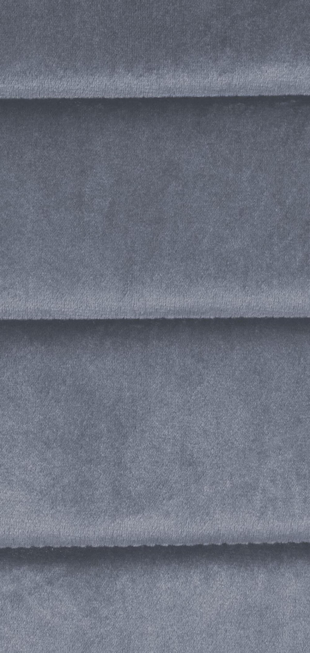 STUHL 6er Set Samt hellgrau - Hellgrau, Textil/Metall (41.5/99/40cm) - CLP