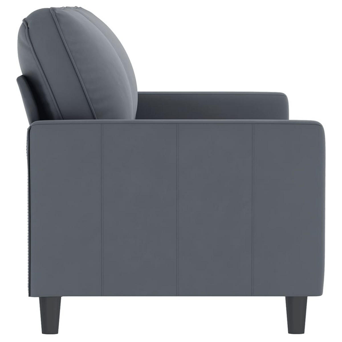 2-SITZER-SOFA Thompson - Grau, Naturmaterialien (158/80/77cm) - Nettlife