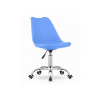 BÜROSTUHL Alba, hellblau - Hellblau, Kunststoff (48/91.5/56.5cm)