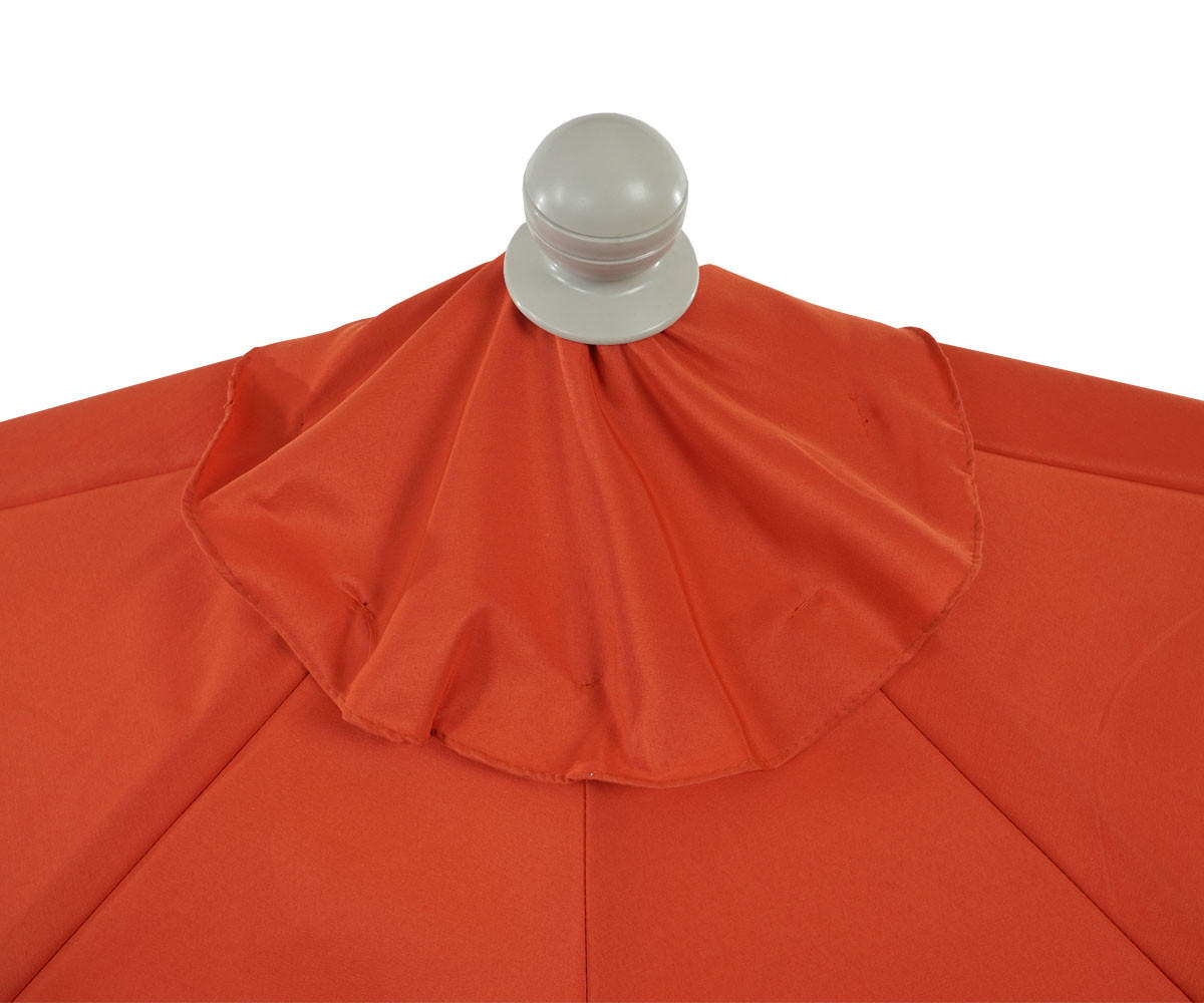 SONNENSCHIRM HALBRUND UV 50+ Orange - Orange, Textil (285/145cm) - MCW