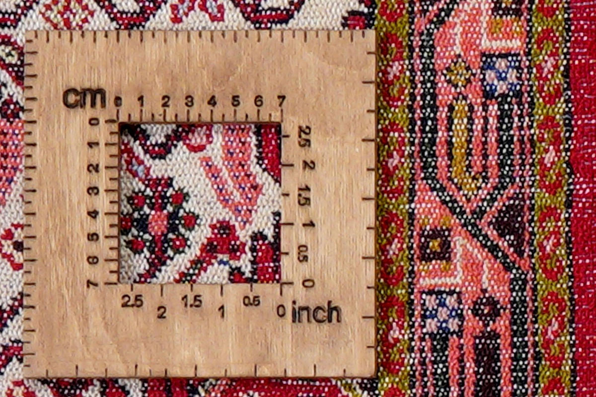 ORIENTTEPPICH handgeknüpft Assadabad Beige, Rot 193/80 cm Schurwolle - Beige/Rot, Textil (80/193cm) - Looma