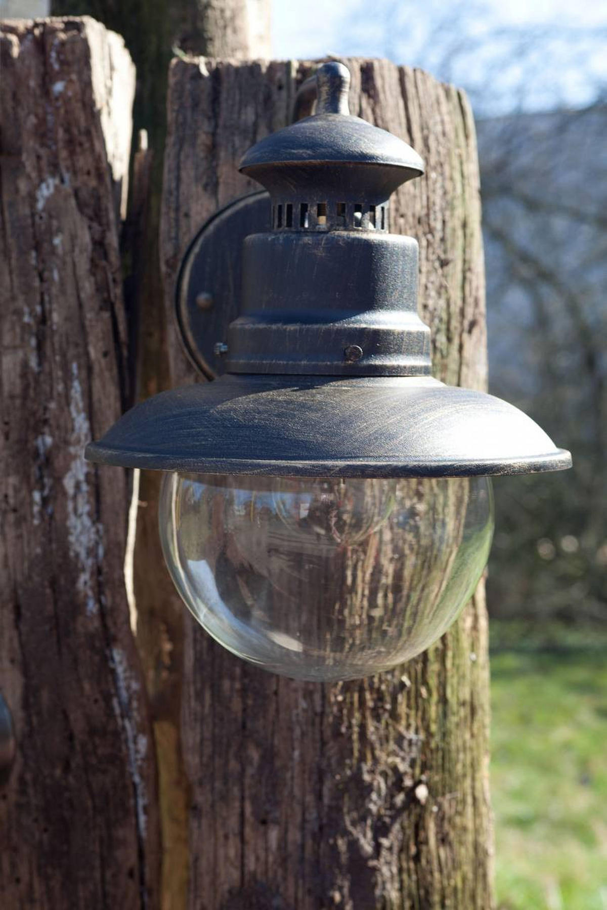 AUSSENWANDLEUCHTE Artu 96128/86 - Schwarz, Metall (21.5/26/25cm) - Brilliant