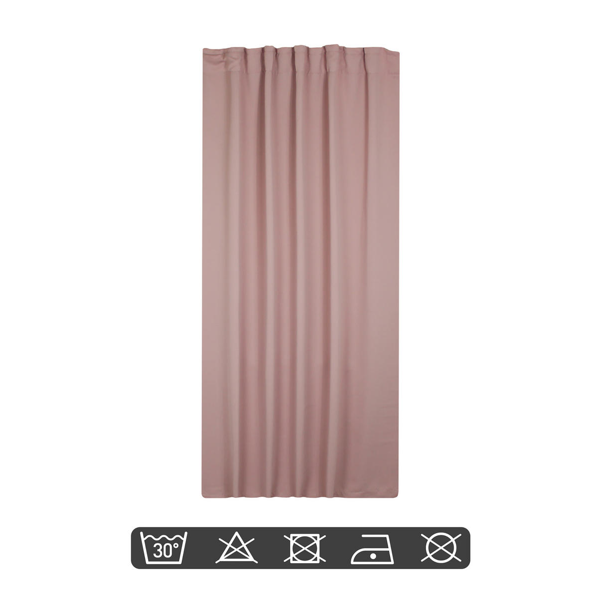 VERDUNKELUNGSVORHANG Kräuselband 140/175 cm Rosa - Rosa, Textil (140/175cm) - TiborTex