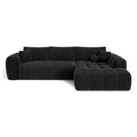 ECKSOFA rechtwinklig SKY Köpergewebe Dunkles Anthrazit 310cm - Dunkelgrau/Anthrazit, Textil (310/180cm) - Premium Interiors