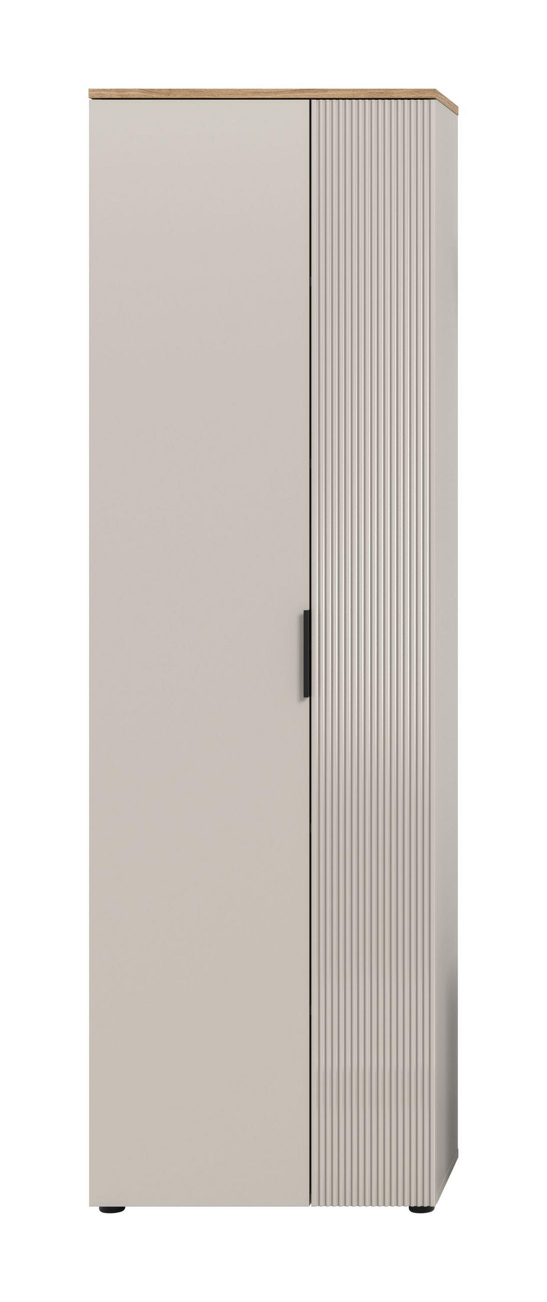 GARDEROBENSCHRANK SLIDE (B/H/T: ca. 60/190/36 cm) in Kaschmir/Kaschmir - Sandfarben, Holzwerkstoff (60/190/36cm)