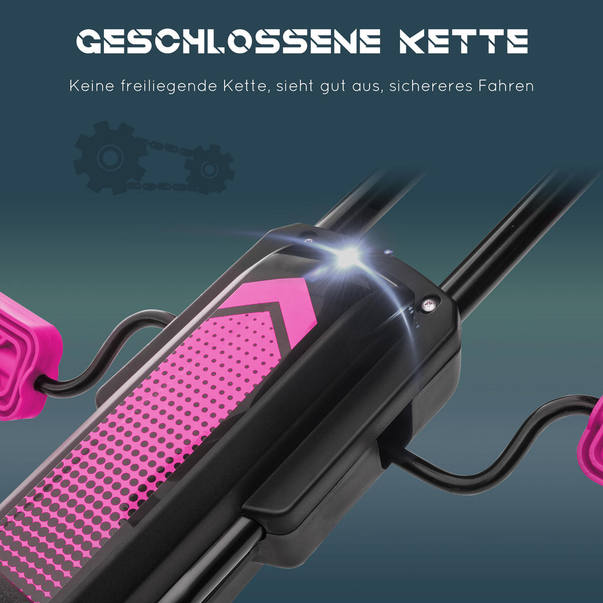 GOKART, Kinderfahrzeug mit verstellbarem Schalensitz, Tretauto, Rosa - Rosa, Metall (121/58/61cm) - HOMCOM
