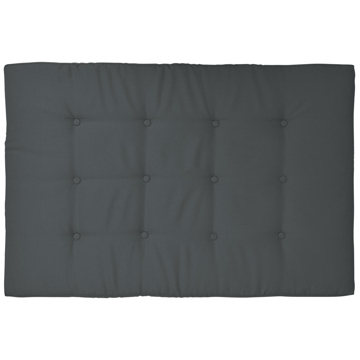 PALETTENKISSEN Eco Elements Sitz 120/80/15 cm Graphitgrau - Grau, Textil (80/15/120cm) - Beautissu 