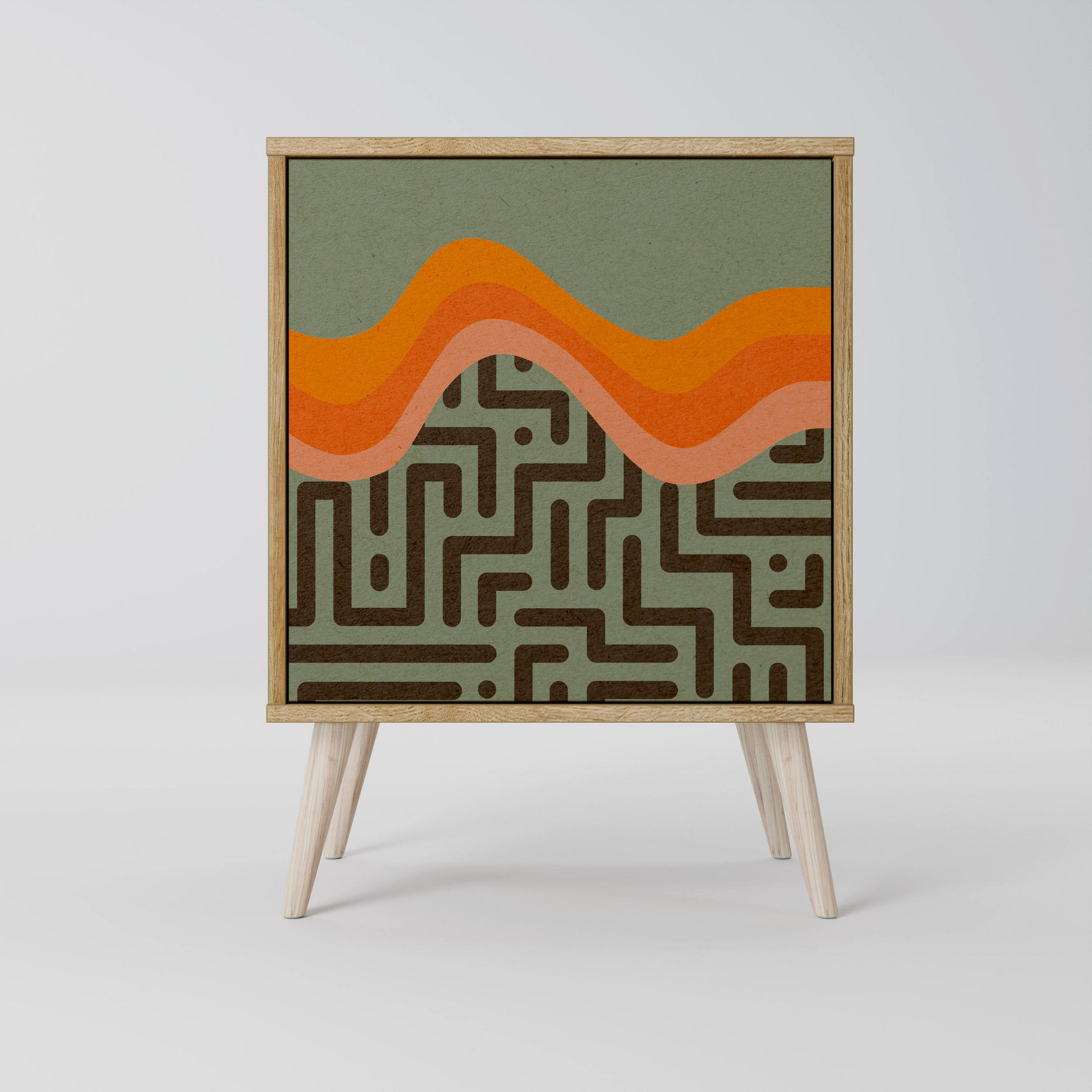 SpaceRebels Sideboard Eiche 57.5x77.5x42 cm