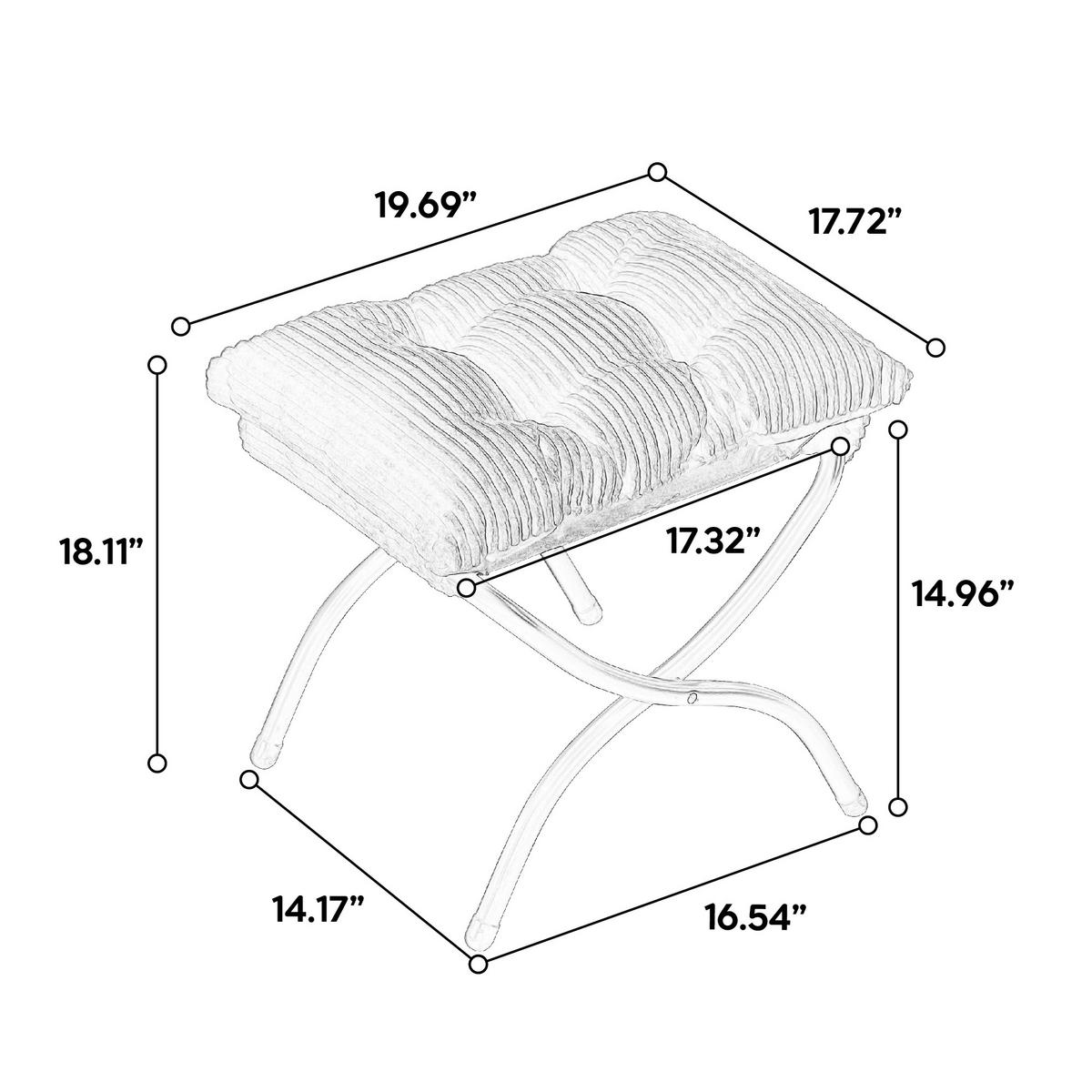 LOUNGESESSEL mit Hocker, Seitentasche Stahlrahmen 69,9/64/95 cm Dunkelblau - Dunkelblau, Textil (69.9/95/64cm) - Redom