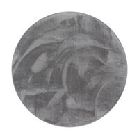 HOCHFLORTEPPICH 80/80 cm Soft 380 - Anthrazit, Textil (80/80cm) - Paco Home