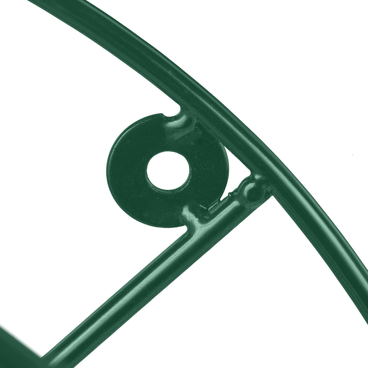 SCHLAUCHHALTER - Dunkelgrün, Metall (30.5/19/13.5cm) - Relaxdays