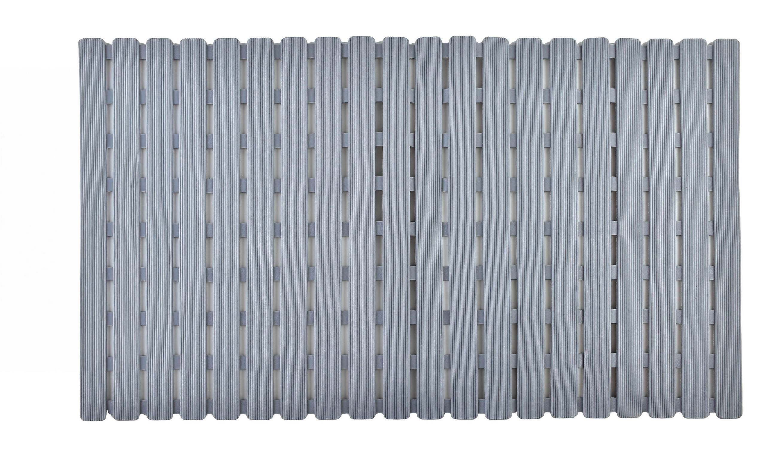 BADTEPPICH Zac Grau 70/40/2 cm Textilien - Grau, Textil (40/70cm) - Mondex