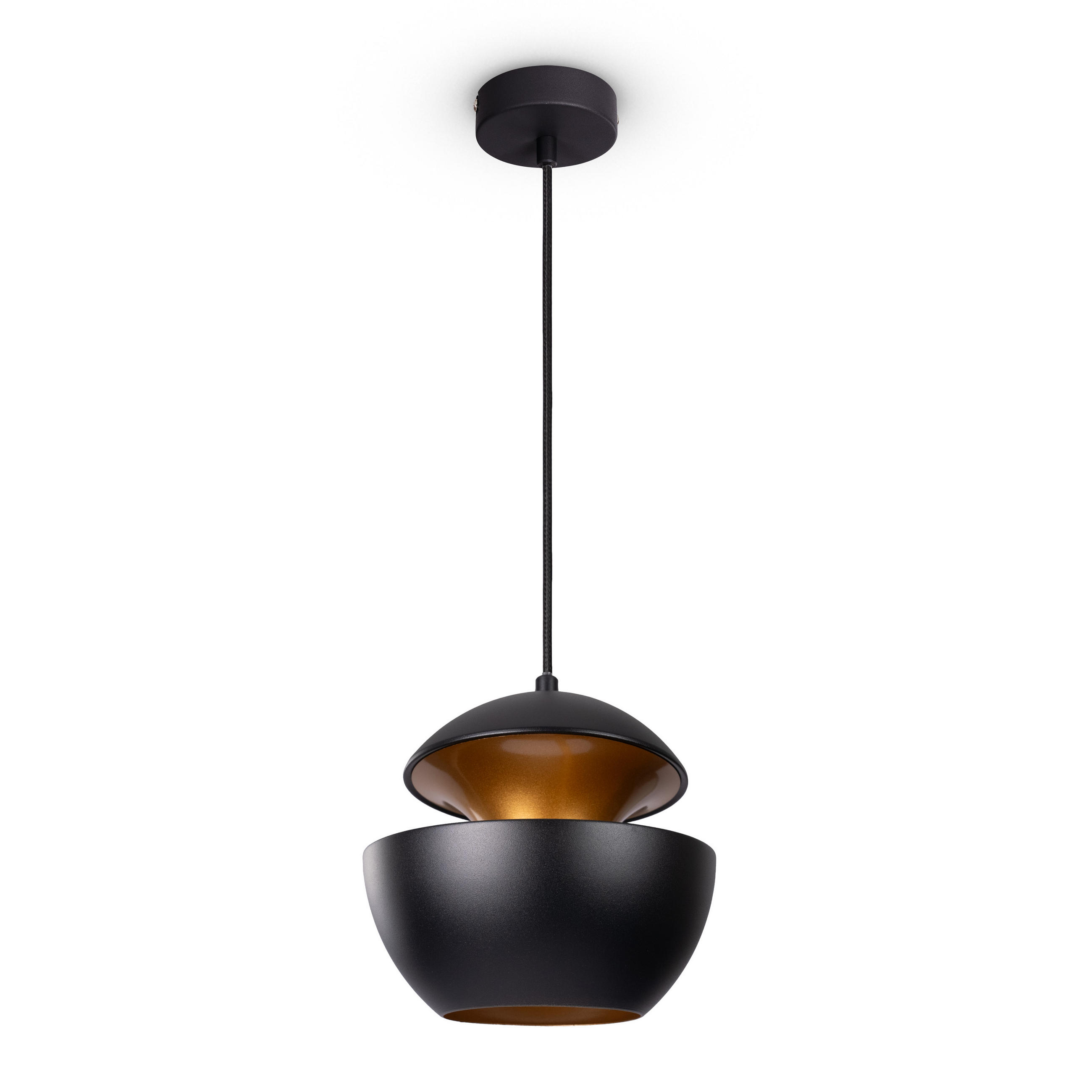 PENDELLEUCHTE Ben - Goldfarben, Metall (20/20/20.4cm) - Paco Home