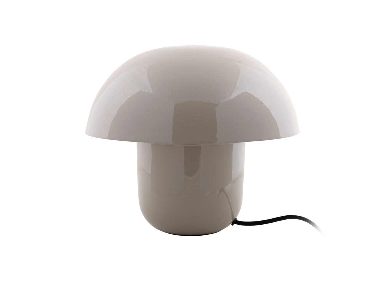 TISCHLAMPE Fat Mushroom 29/29/25 cm - Grau, Metall (29/29/25cm) - Leitmotiv
