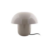 TISCHLAMPE Fat Mushroom 29/29/25 cm - Grau, Metall (29/29/25cm) - Leitmotiv