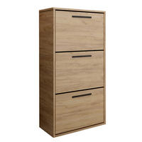 SCHUHSCHRANK Asper SCHUHSCHRANK Asper Craft Eiche Gold - Honigeiche, Holzwerkstoff (59/114.6/24cm) - Kier Furniture