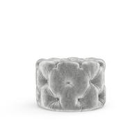 POUF Cosimo Hellgrau Chenille - Hellgrau/Schwarz, Holz/Holzwerkstoff (60/40/60cm) - Maison de Reve