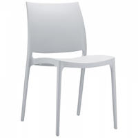 STUHL grau 45x82x53cm - Hellgrau/Grau, Kunststoff (45/82/53cm) - AlterEgo