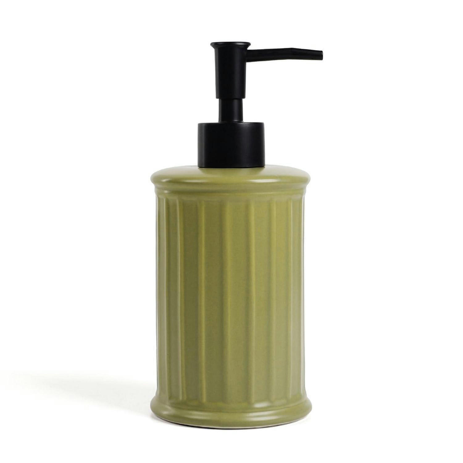 SEIFENSPENDER Keramik 350ml Gelbliches Grün - Hellgrün, Keramik (9/14.3/9cm)
