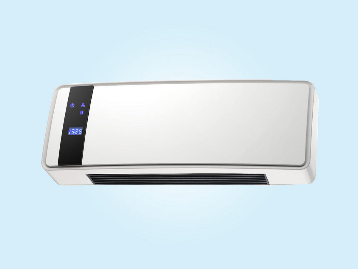 SPLIT-WANDHEIZUNG Weiß mit Fernsteuerung und Programmierung 2000 W - Weiß, Kunststoff (50/19/14cm) - Purline