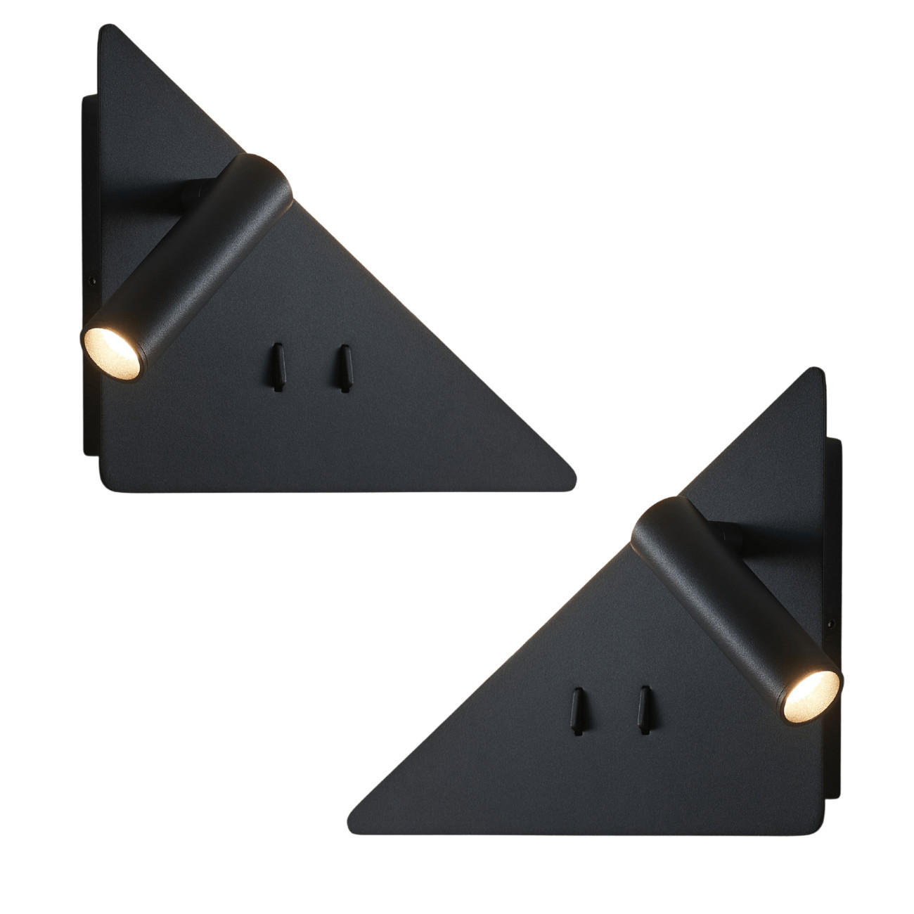 WANDLEUCHTE Elaris, Schwarz, 22cm - Schwarz, Metall (22/16/22cm) - KOSILUM