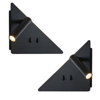 WANDLEUCHTE Elaris, Schwarz, 22cm - Schwarz, Metall (22/16/22cm) - KOSILUM