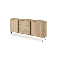 KOMMODE Llovia - Beige, Holzwerkstoff (196/81.8/40.2cm) - Pillovely