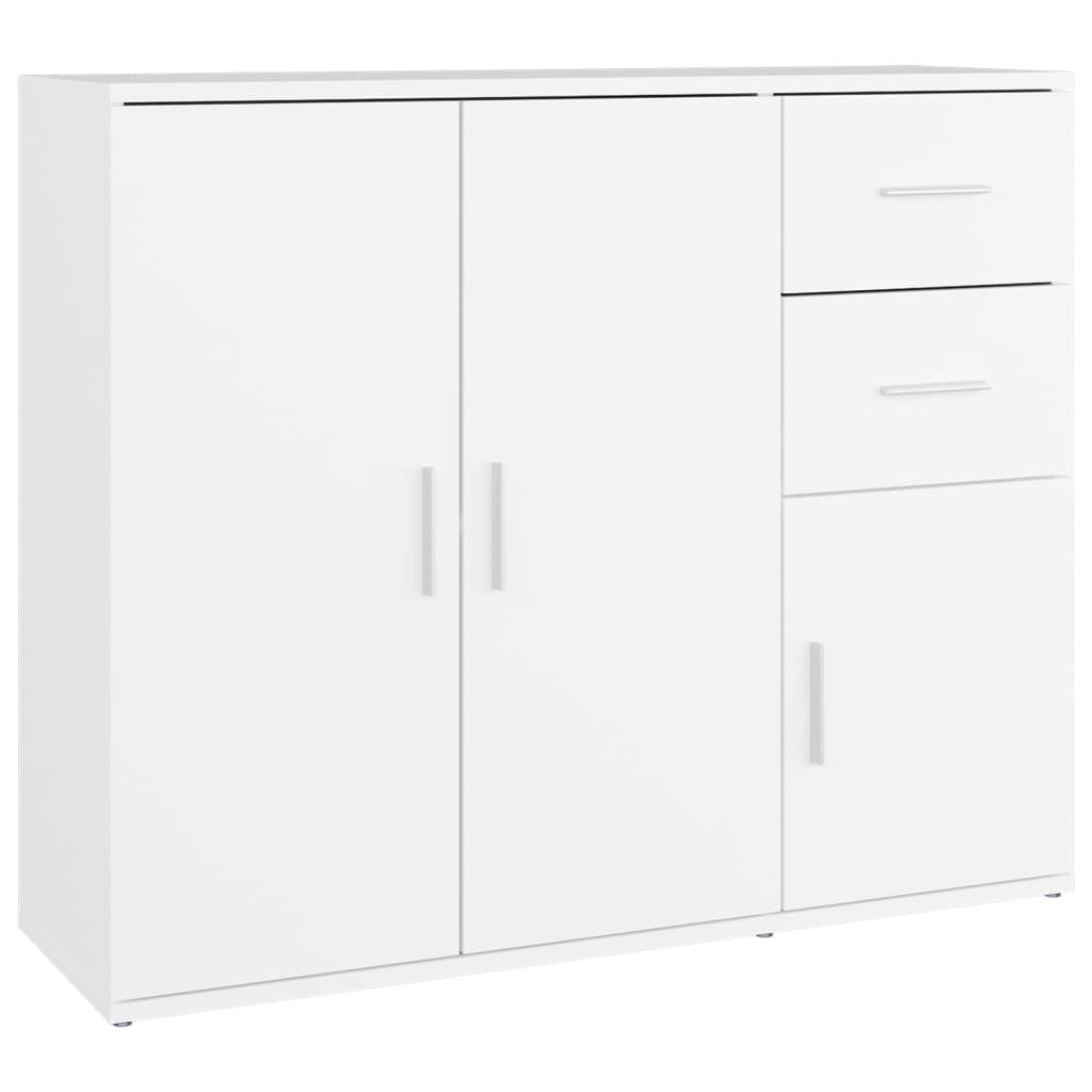 vidaXL Sideboard Weiß 91x75x29.5 cm