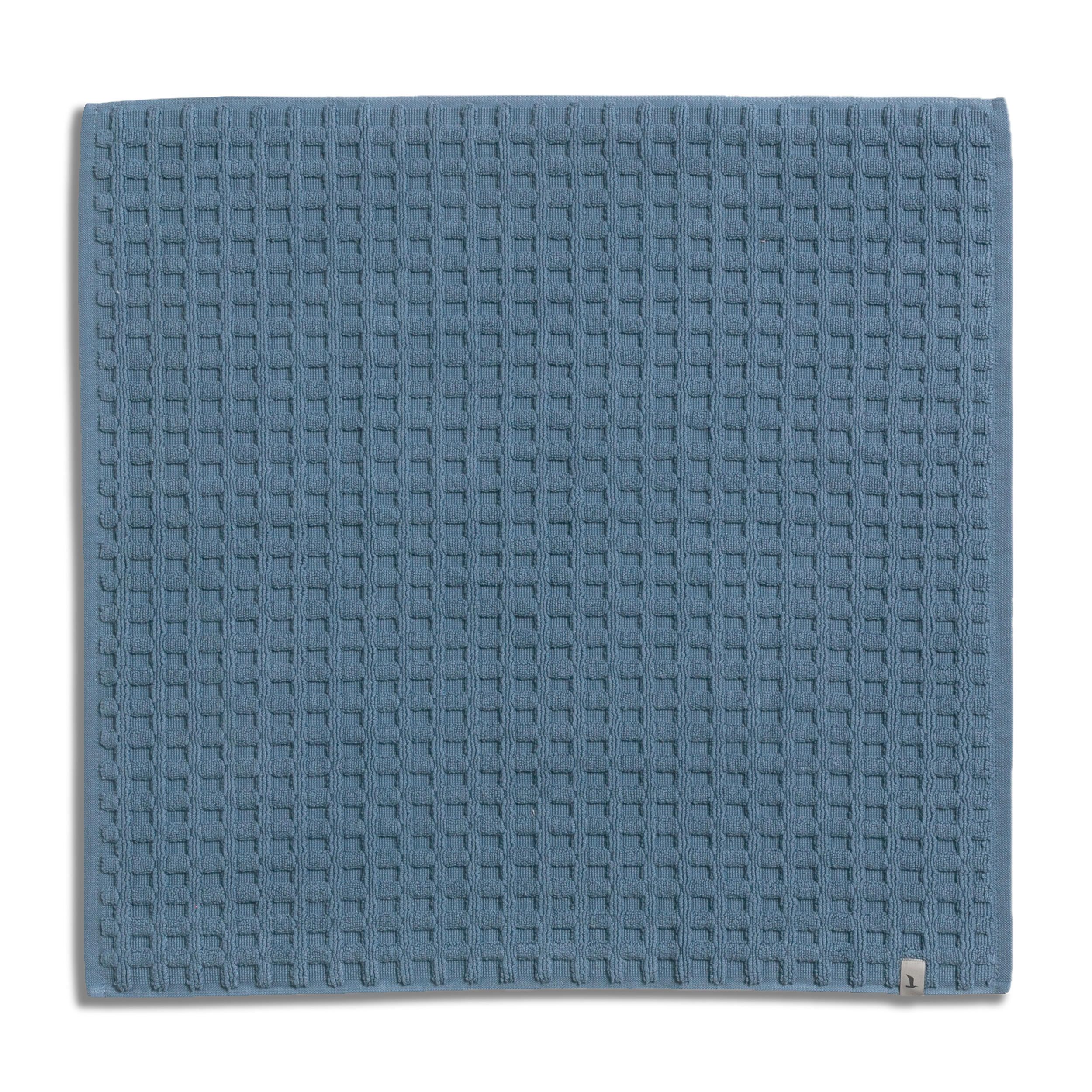 BADTEPPICH PIQUÉE 60X60 CM - Blau, Textil (60/60cm) - MÖVE